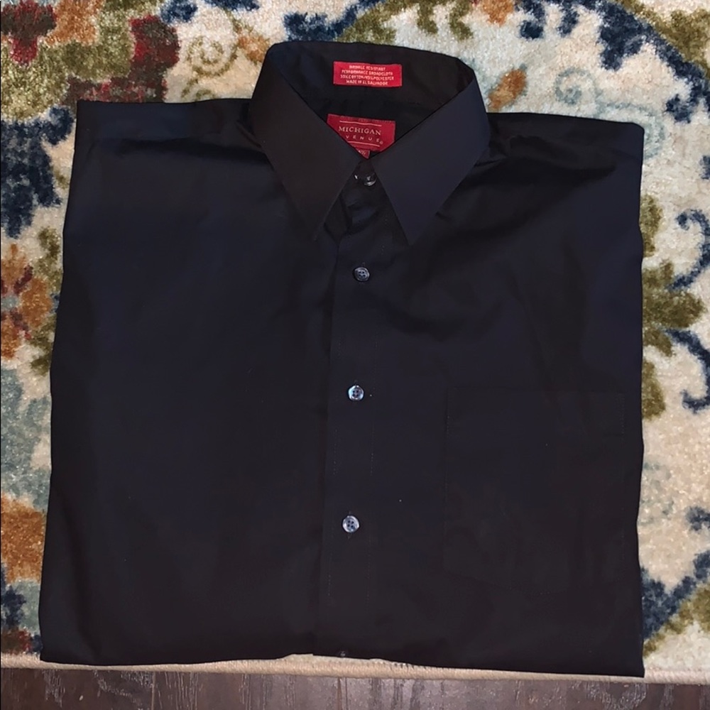 Black dress shirt